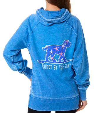 Thumbnail 2: BUDDY BY THE SEA Buddy By The Sea Womens Americana Starfish Hoodie 