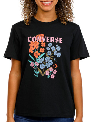 Thumbnail 1: Converse Converse Juniors Floral Graphic Tee 