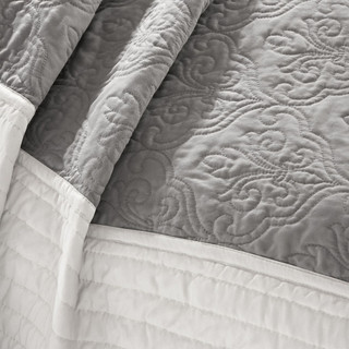 Thumbnail 6: Madison Park Madison Park 7 Pc. Attingham Quilt Set 
