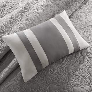 Thumbnail 7: Madison Park Madison Park 7 Pc. Attingham Quilt Set 