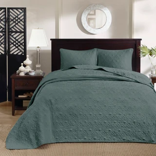 Thumbnail 6: Madison Park Madison Park Quebec Reversible Bedspread Set 