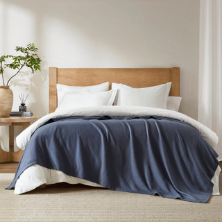 Thumbnail 4: Madison Park Madison Park Liquid Cotton Blanket 