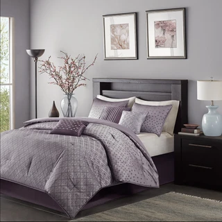 Thumbnail 1: Madison Park Madison Park 7 Pc. Biloxi Jacquard Comforter Set 