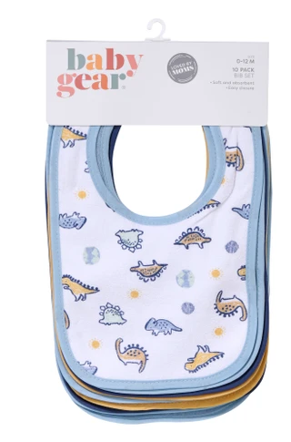 Thumbnail 1: Baby Gear 10 Pk Baby Bib Set 