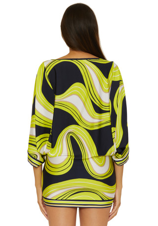 Thumbnail 3: Trina Turk Trina Turk Womens Serena Stetch Tunic Swim Cover-Up 