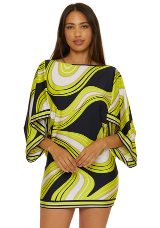 Thumbnail 1: Trina Turk Trina Turk Womens Serena Stetch Tunic Swim Cover-Up 