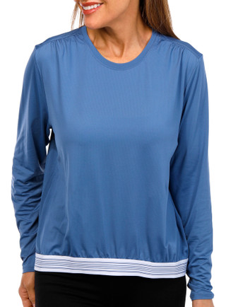 Thumbnail 1: LUCKY IN LOVE Lucky in Love Womens Golf Long Sleeve Baseline Pullover Top 