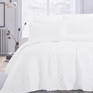 Thumbnail 1: PAPIER & CHAUD Papier & Chaud White Box Quilt Set 
