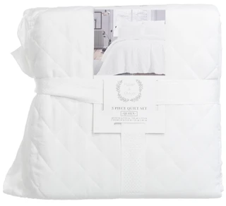 Thumbnail 2: PAPIER & CHAUD Papier & Chaud White Box Quilt Set 