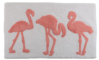 Thumbnail 1: Panama Jack 21x34 Flamingo Bath Mat 
