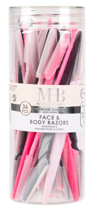 Thumbnail 1: MUST HAVE BEAUTY 36 Pk Face & Body Razors 