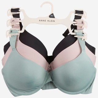 Thumbnail 1: ANNE KLEIN Anne Klein Plus 3 Pk Microfiber T-Shirt Bra 