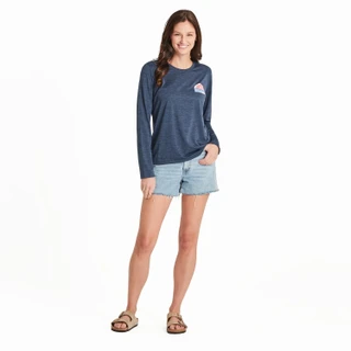 Thumbnail 6: Life is Good Life Is Good Womens Long Sleeve Sun Crusher T-Shirt 