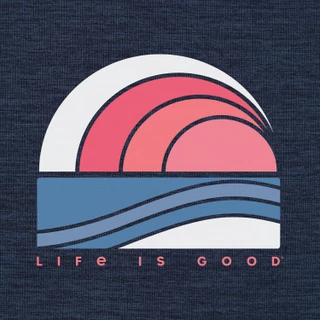 Thumbnail 5: Life is Good Life Is Good Womens Long Sleeve Sun Crusher T-Shirt 