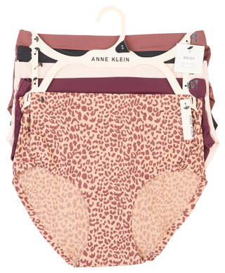 Thumbnail 1: ANNE KLEIN Anne Klein Womens 5 Pk Smooth Microfiber Brief Panties 