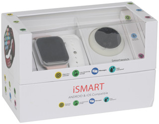 Thumbnail 1: Ismart iSMART Smart Watch with Extra Band & Bluetooth Speaker 