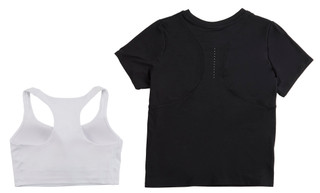 Thumbnail 2: Jockey Jockey Womens 2 Pc Performance Tee & Molded Cup Bra Set 