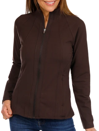 Thumbnail 1: 90 DEGREE BY REFLEX 90 Degree by Reflex Womens Interlock Brisa Full Zip Jacket 