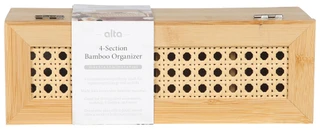 Thumbnail 2: Alta Alta 4-Section Bamboo Organizer 