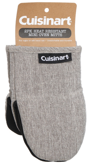 Thumbnail 1: CUISINART Cuisinart Mini Silicone Heathered Oven Mitts - 2-Pack 
