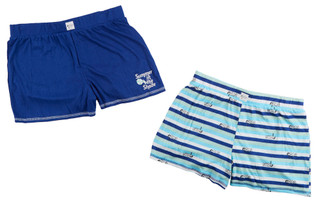 Thumbnail 1: Peanuts Peanuts Womens 2 Pk Pointelle Stripe Print Pajama Shorts 