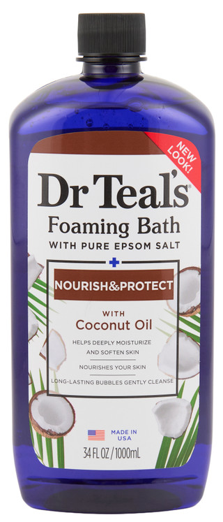 Thumbnail 1: Dr Teals Dr Teals 34 Fl. Oz. Pure Epsom Salt & Lavender Bath Foam 
