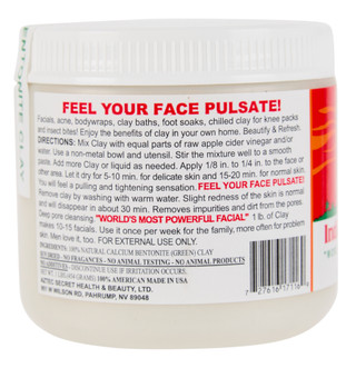 Thumbnail 3: AZTEC SECRET Indian Healing Clay Deep Pore Cleansing Face & Body Mask 