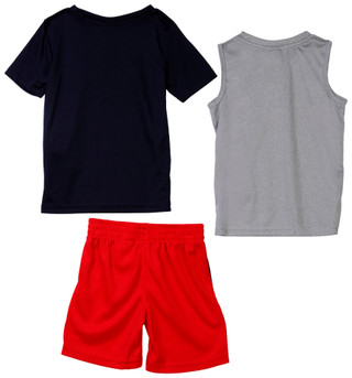 Thumbnail 3: Puma Puma Little Boys 3 Pc Active Shirts and Shorts Set 