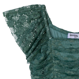 Thumbnail 4: Speechless Speechless Big Girls Sleeveless Green Lace Dress 
