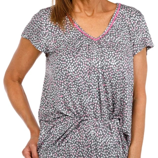 Thumbnail 3: Ellen Tracy Ellen Tracy Womens 2 Pc Cap Sleeve Cropped Pajama Pants Set 