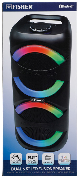 Thumbnail 1: Fisher Fisher 6.5 in LED Fushion Speaker 