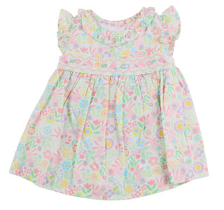 Thumbnail 1: Bonnie Baby Baby Girls 2 Pc Floral Dress 