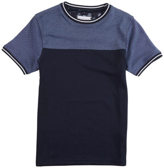 Thumbnail 1: Denim & Flower Denim & Flower Big Boys Short Sleeve Colorblock T-Shirt 