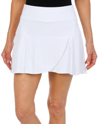 Thumbnail 1: Coral Bay Golf Coral Bay Golf Womens Active Asymmetric Ruffle Solid Skort 