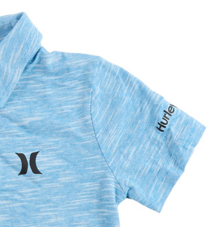 Thumbnail 3: Hurley Hurley Little Boys Short Sleeve Heathered Polo Shirt 