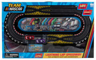 Thumbnail 1: Nascar NASCAR Boys Lightning Lap Speedway Slot Race 