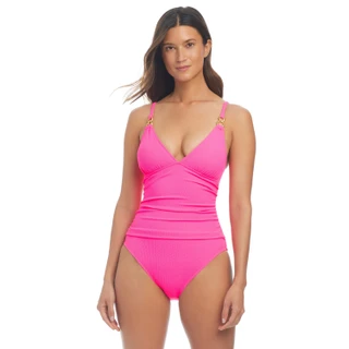 Thumbnail 1: Bleu Rod Beattie Bleu Rod Beattie Womens V-Neck One Piece Swimsuit 