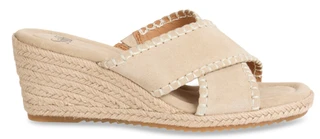 Thumbnail 3: SOFFT Sofft Womens Indie Leather Espadrille Wedge Sandals 