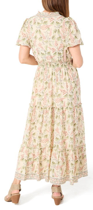 Thumbnail 2: MAX STUDIO Max Studio Womens Short Sleeve Georgette Maxi Dress 
