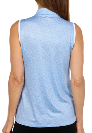 Thumbnail 2: COURT HALEY Court Haley Womens Sleeveless Weave Golf Polo Shirt 