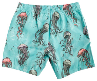 Thumbnail 2: Psycho Tuna Psyhco Tuna Mens Jade Jellyfish Swim Shorts 