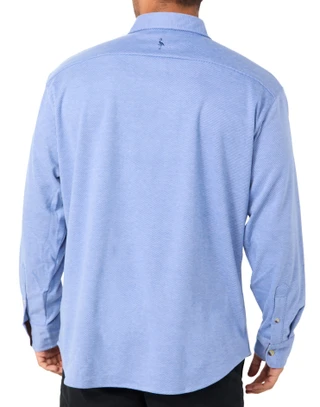 Thumbnail 2: TAILORBYRD Tailorbyrd Mens Long Sleeve Sweater Buttoned Shirt 