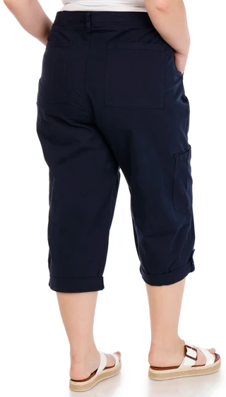 Thumbnail 2: Gloria Vanderbilt Gloria Vanderbilt Plus Cargo Capris 