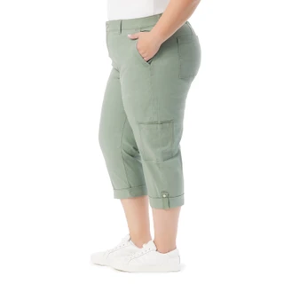 Thumbnail 2: Gloria Vanderbilt Gloria Vanderbilt Plus Cargo Capris 
