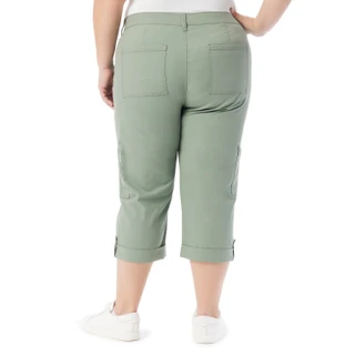 Thumbnail 3: Gloria Vanderbilt Gloria Vanderbilt Plus Cargo Capris 