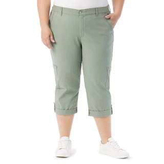 Thumbnail 1: Gloria Vanderbilt Gloria Vanderbilt Plus Cargo Capris 