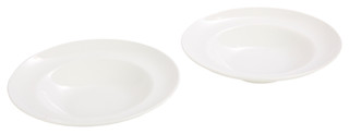 Thumbnail 1: Gibson Home Gibson Home 2 Pk Fine Ceramic Entree Bowls 