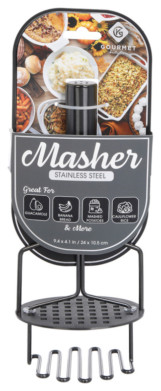 Thumbnail 1: GOURMET KITCHEN Gourmet Kitchen Stainless Steel Masher 