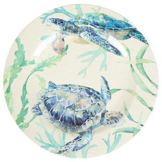 Thumbnail 2: PD HOME PD Home 11 in Turtle Dinner Plate 