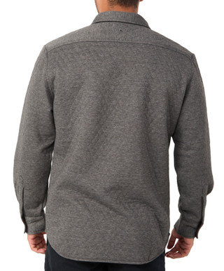 Thumbnail 2: TAILORBYRD Tailorbyrd Mens Long Sleeve Quilted Sweater Buttoned Shirt 